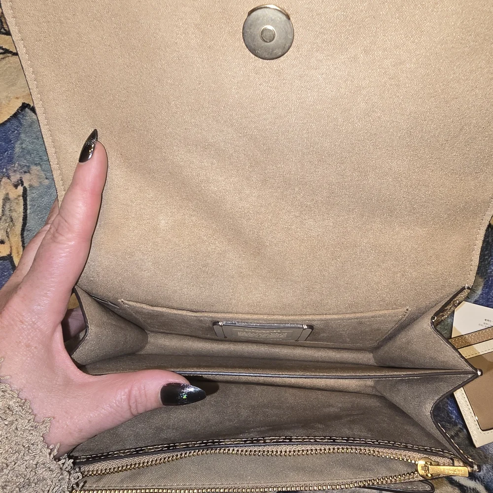 Coach Klare Snakeskin Shoulder Bag